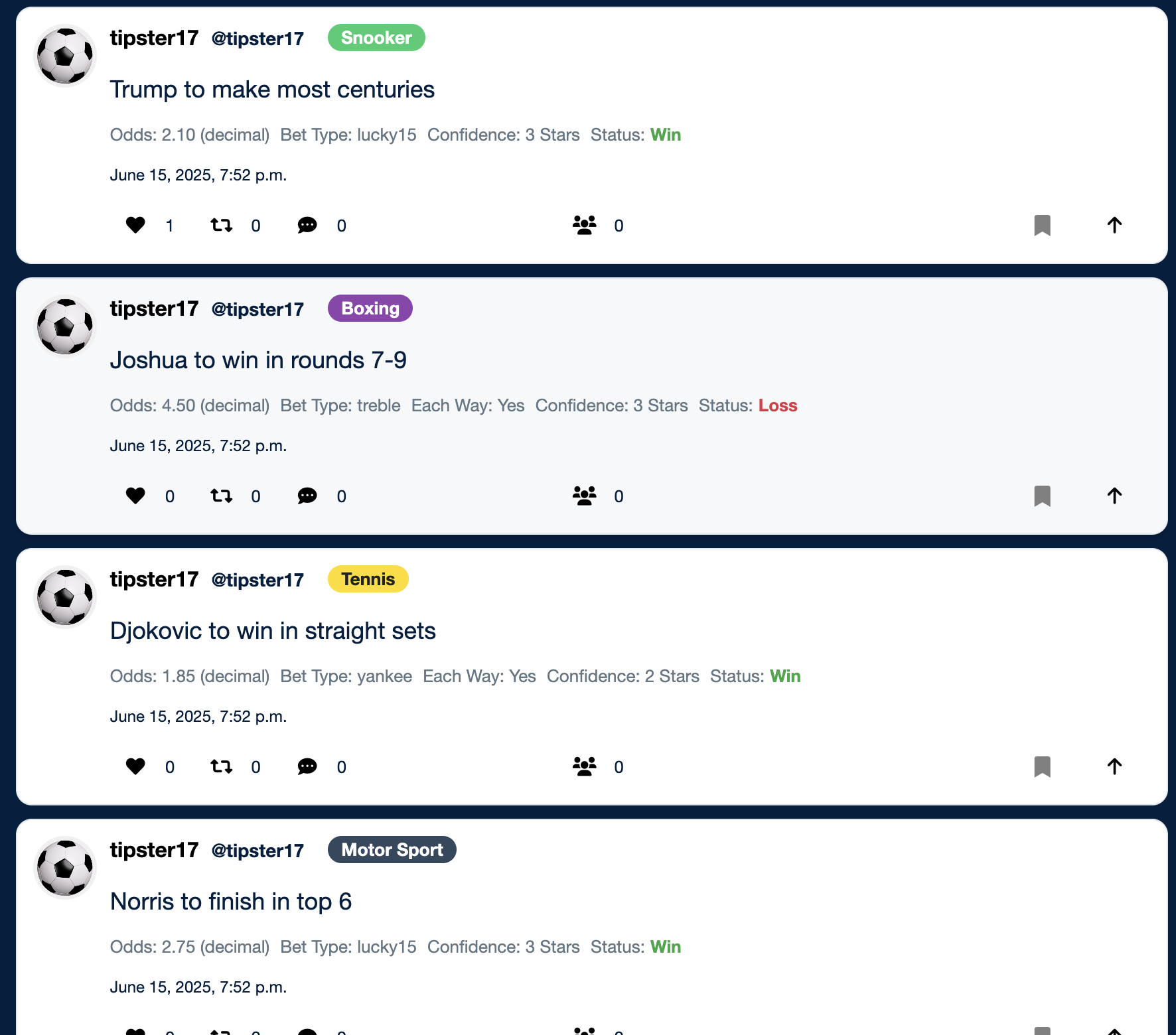 Community Tips